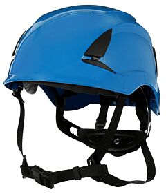 3M X5003-Ansi Securefit Safety Helmet, No Vent, Blue