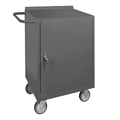 Durham 2200-95 Mobile Bench Cabinet, 1 Shelf, Lockable, 18 X 24 X 36-1/2