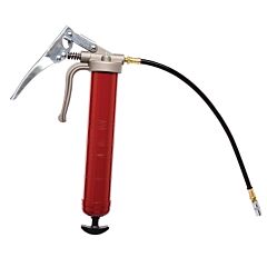 Alemite 555-E Professional Pistol Grip Grease Gun, 16 Oz, 7500 Psi, Hose/Coupler, Grease
