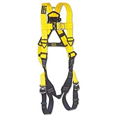 3M Dbi-Sala 1112127 Delta Vest Style Climbing Harness With Back And Front D-Rings, X-Large, Yellow