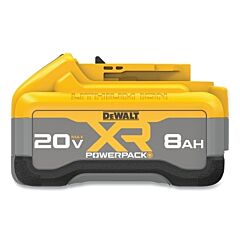 Dewalt Dcb2108-2 20V Max* Xr Powerpack? Battery, Lithium-Ion, 8.0 Ah, Includes 2-Batteries