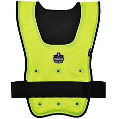 Ergodyne 12683 Chill-Its 6687 Economy Dry Evaporative Cooling Vest, Lime, Size Small/Medium, 1 Each