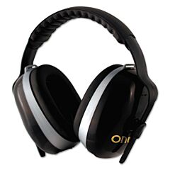 Jackson Safety 20771 H70 Onyx Earmuffs, 23 Db Nrr, Black, Headband
