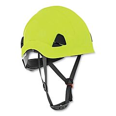 Jackson Safety 20906 Ch-300 Climbing Style Non-Vented Hard Hat, 6 Pt Rapid Dial, Hi-Vis Green
