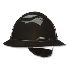 3M H-812Sfr-Uv Securefit? Hard Hat, Ratchet Suspension W/Uvicator, Full Brim, Black