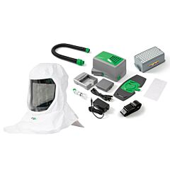 Rpb 17-0013 T-Link Respirator, Includes: 17-110 T-Link Bump Cap Assembly, 17-712 Tychem 2000 Hood, 04-831 Breathing Tube, 03-802 Px5 Papr Assembly, 03-893 Ov/Ag/He Cartridge - Niosh