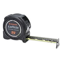 Lufkin? L1025Cb-02 Command Control Series? Tape Measure, 1-3/16 In W X 25 Ft L, Black Hi-Viz Green Markings Blade