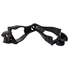 Ergodyne 19112-Bulk Squids 3400-Bulk Grabber - Dual Clip Mount - 100-Pack, Black, 1/Case