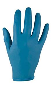 Ansell 92-575-S Nitrile Powdered 5-Mil Gloves Blue Small 100/Box