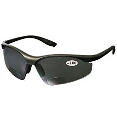 Bouton 250-25-0120 Mag Readers, Gray As Lens, +2.00, Black, Nylon Frame