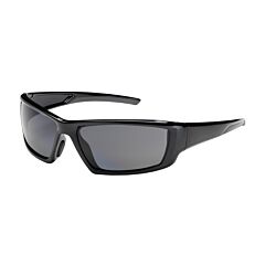 Pip 250-47-0021 Sunburst Full Frame Safety Glasses With Black Frame, Gray Lens And Anti-Scratch / Anti-Fog Coating
