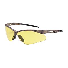 Pip 250-An-10122 Anser Semi-Rimless Safety Glasses With Camouflage Frame, Amber Lens And Anti-Scratch Coating