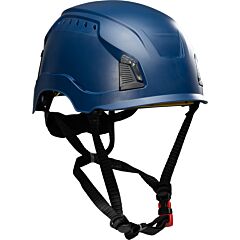 Traverse 280-Hp1490Rv-08 Vented, Type I Climbing Style Helmet, Abs Shell, Eps Foam Impact Liner, Wheel Ratchet Adjustment, With 4-Point Chin Strap, Navy