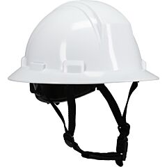 Kilimanjaro 280-Hp642Rm-Ch-01 Type Ii Full Brim Helmet, 4-Point Suspension, Ratchet Adjustment And 4-Point Chinstrap, White