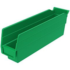 Akro-Mils 30110Green Bin, Shelf Bin 11-5/8 X 2-3/4 X 4, Green