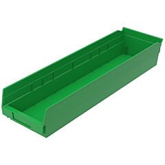 Akro-Mils 30164Green Bin, Shelf Bin 23-5/8 X 6-5/8 X 4, Green