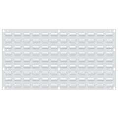 Akro-Mils 30636Texwht Panel, Louvered Wall Panel, 35-3/4 X 19, White