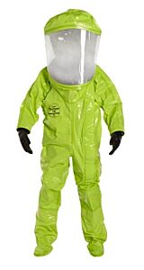 Dupont Tk554Tlyxl000100 Tychem Tk Level A, Front Entry, Extra Wide Visor, X-Large