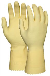 Mcr Safety 5090E Amber Canners, Industry Standard, 18 Mil, Scalloped Cuff, Size 9.5