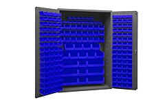 Durham 3502-186-5295 Cabinet, 186 Blue Bins