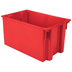Akro-Mils 35300Red Tote, Nest & Stack Tote 29-1/2 X 19-1/2 X 15