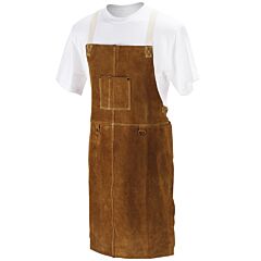 Black Stallion 36A Side Split Cowhide Leather 36 Inch Welding Bib Apron, Size 36"