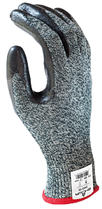 Showa Best 240-09 Fr Neoprene Palm Coated Arc Flash Gloves, Kevlar, Size 9 Gray
