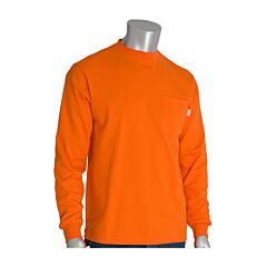 Pip 385-Frph-Or/S Ar/Fr Hooded Sweatshirt, 20 Cal, 12 Oz. Cotton Flc, Pullover, Orange, Size Small