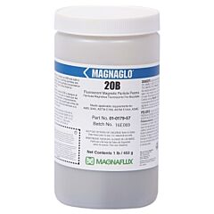 Magnaflux 01-0179-71 20B Fluorescent Magnetic Particle Premix, 14A, 1 Lb Jar, Green