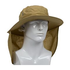 Pip 396-425-Khk/L Ez-Cool Evaporative Cooling Ranger Hat, Tan, Size Large