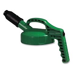 Oil Safe 100505 Stumpy Spout Lid, 1 In Dia, Mid Green, Engineering Plastic
