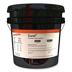 Jet-Lube 34223 Cural? Nonmetallic Thread Compound, 1 Gal, Pail, Dark Gray