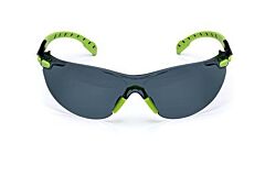 3M S1202Sgaf Solus 1000 Safety Glasses, Black/Green Frame, Grey Af Lens