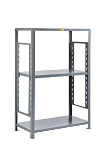 Little Giant 3Sh-A-2460-72 Heavy-Duty Adjustable Steel Shelving, 24"W X 60"L, 4500 Lb Capacity