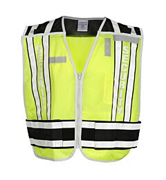 Kishigo 4007Bz 400 Psv Security, Public Safety Vest, Lime/Black, Size Medium/X-Large