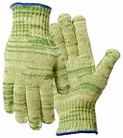 Wells Lamont 1880L Heavyweight Knit Gloves Large Yellow & Green