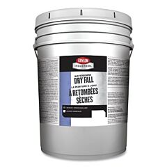 Krylon K000Z5900-20 Waterborne Dry Fall, 5 Gal, Pail, Flat White