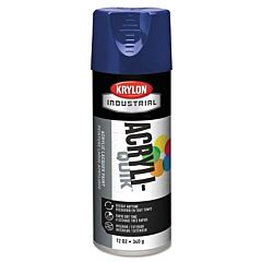 Krylon K01901A07 Interior/Exterior Industrial Maintenance Paint, 12 Oz Aerosol Can, Regal Blue