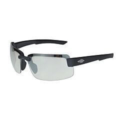 Radians 440615 Polarized Safety Glasses Inlaid Temple Grips For Better Stability And Comfort, Soft Rubber Nosepiece For Added Comfort, Matte Black Frame, Indoor/Outdoor Lens