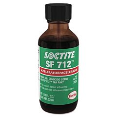 Loctite 135316 712 Tak Pak Accelerator, 1 3/4 Oz, Bottle, Clear/Amber