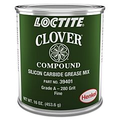 Loctite 232872 Clover Silicon Carbide Grease Mix, 1 Lb, Can, 280 Grit