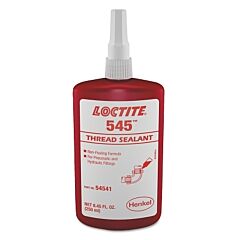 Loctite 195662 545 Thread Sealant, Hydraulic/Pneumatic Fitting, 250 Ml Bottle, Purple