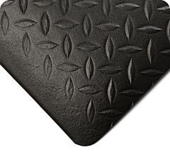 Wearwell 452.12X4X60Bk Diamond Tuf Sponge, 4' X 60' - Black