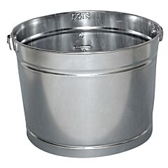 Magnolia Brush 5Qt Metal Paint Pail, 5 Qt, Steel, Silver