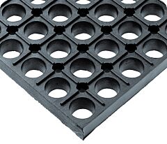 Wearwell 477.78X18X24Grbk Worksafe Grease Resistant, 1.5' X 2' - Black