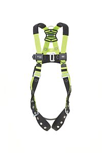 Honeywell Miller H5Isp311003 H500 Industry Standard Full-Body Harness, Back D-Ring, 2X-Large, Mating Chest/Tongue Leg Buckles, Shoulder Pads, Is1P