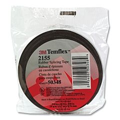 3M 2155-3/4X22Ft Temflex? Rubber Splicing Tape, 2155, 3/4 In W X 22 Ft L, Black