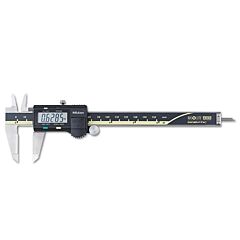 Mitutoyo 500-196-30 Series 500 Standard Digimatic Calipers W/Thumb Roller, Range 0-6 In, Stainless Steel, Lcd