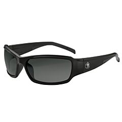 Ergodyne 51035 Skullerz Thor Anti-Fog/Anti-Scratch, Safety Glasses, Matte Black Frame, Smoke Lens