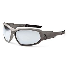 Ergodyne 56180 Skullerz Loki Safety Glasses // Goggles, Matte Gray, In/Outdoor Lens, 1/Each